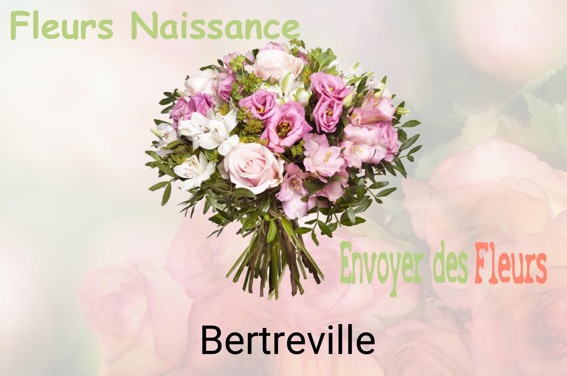 Bouquet de fleurs de naissance livré à Bertreville